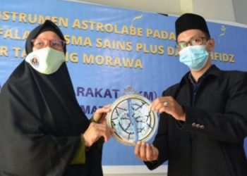 Dosen UMSU Ajarkan Astrolabe di SMA Sains Plus dan Tahfidz Qur’an Al-Ammar Tj. Morawa